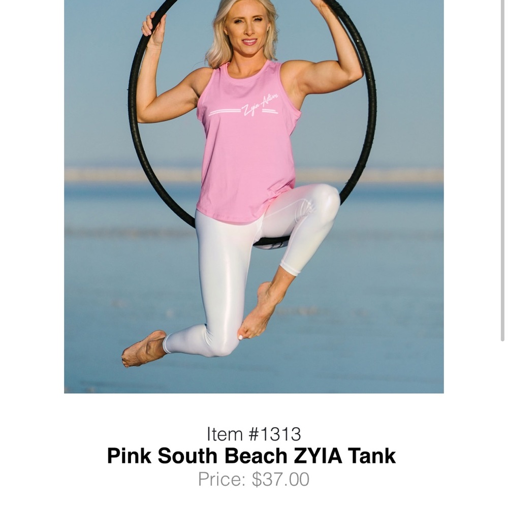 Pink South Beach ZYIA Tank
